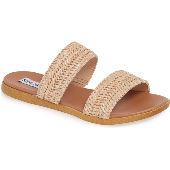 steve madden straw sandals